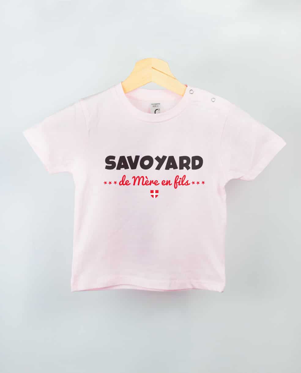 T SHIRT BEBE : SAVOYARD DE MERE EN FILS – Image 3