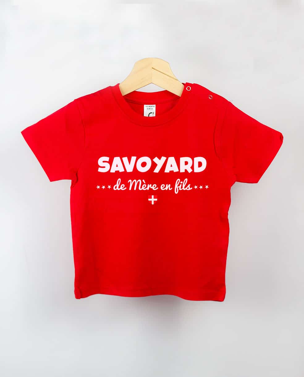 T SHIRT BEBE : SAVOYARD DE MERE EN FILS – Image 2