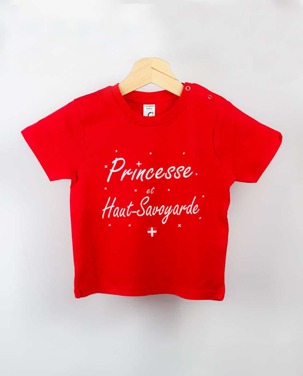 T SHIRT BEBE : PRINCESSE ET HAUT SAVOYARDE – Image 8