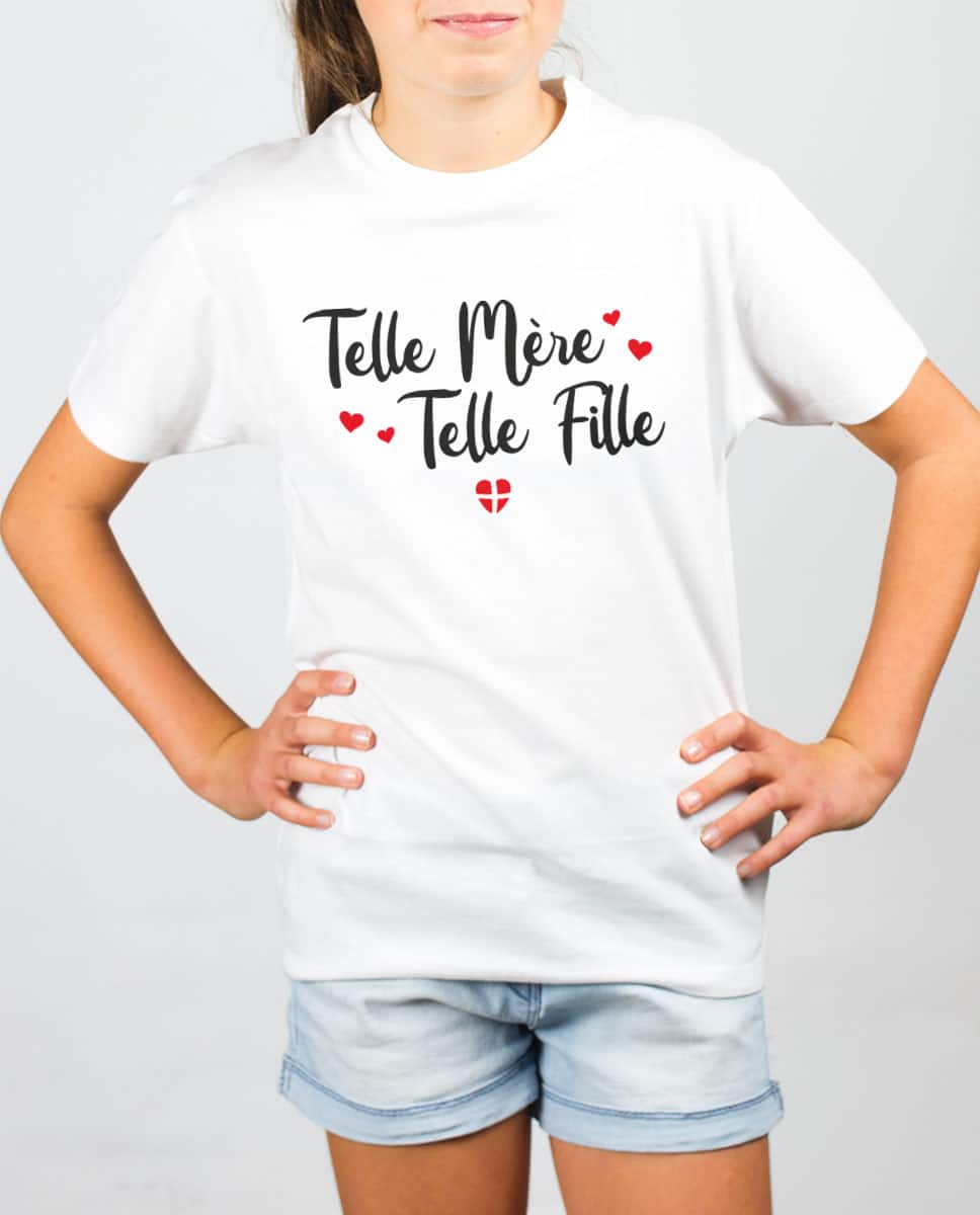 T-SHIRT ENFANT : TELLE MERE TELLE FILLE – Image 3