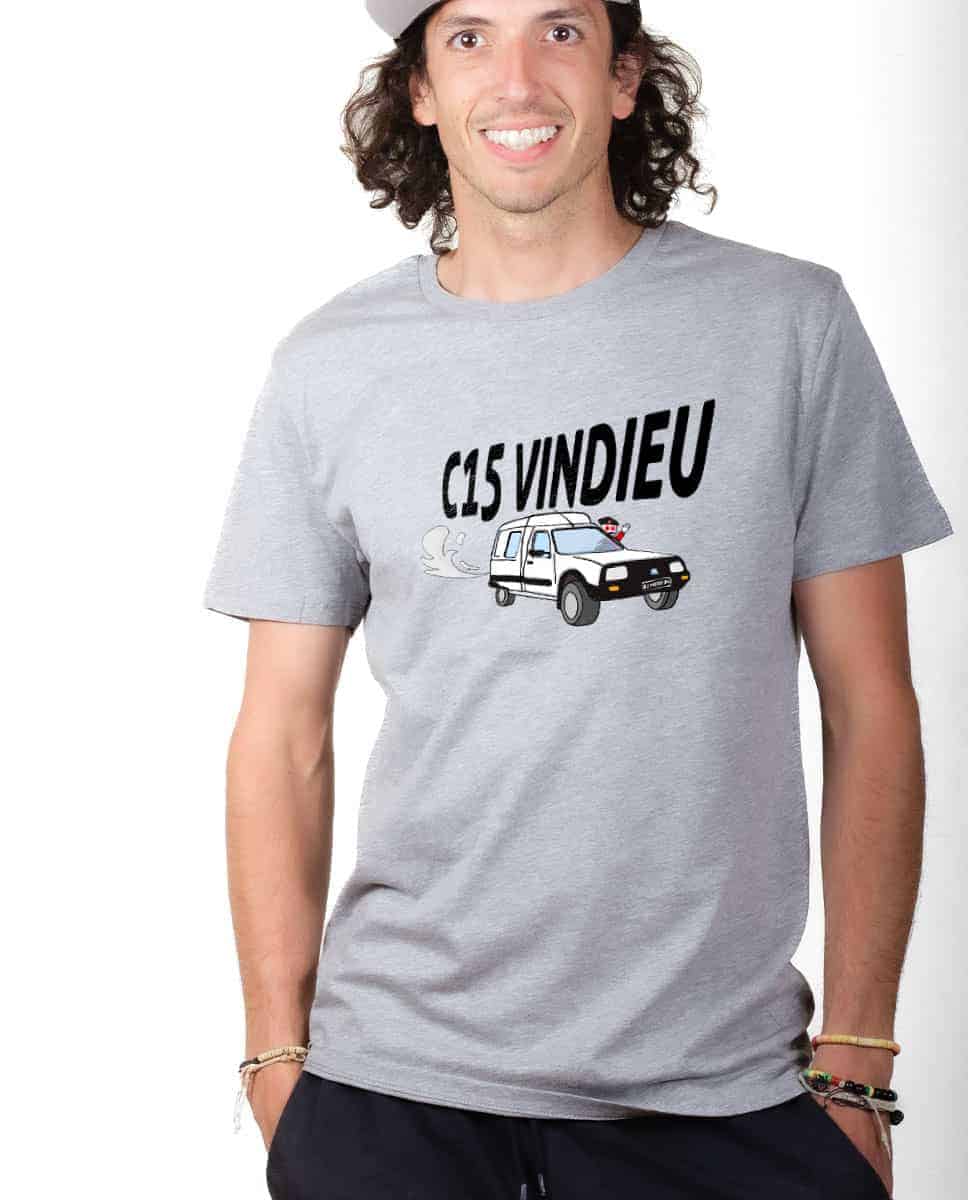 T-SHIRT HOMME : DJ MATAFAN C15 VINDIEU – Image 2