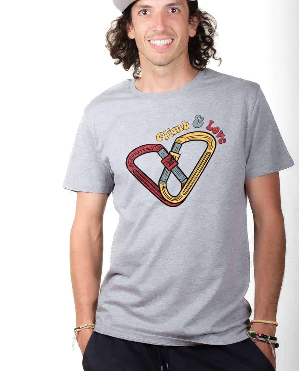 T-SHIRT HOMME : ESCALADE CLIMB AND LOVE – Image 2