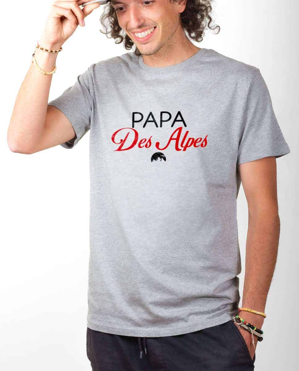 T-SHIRT HOMME : PAPA DES ALPES – Image 2