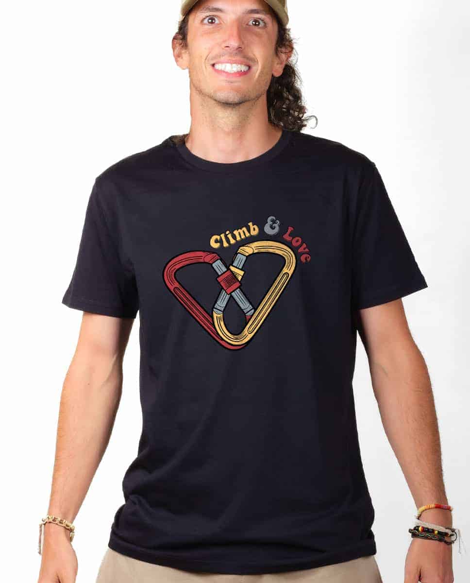 T-SHIRT HOMME : ESCALADE CLIMB AND LOVE – Image 3