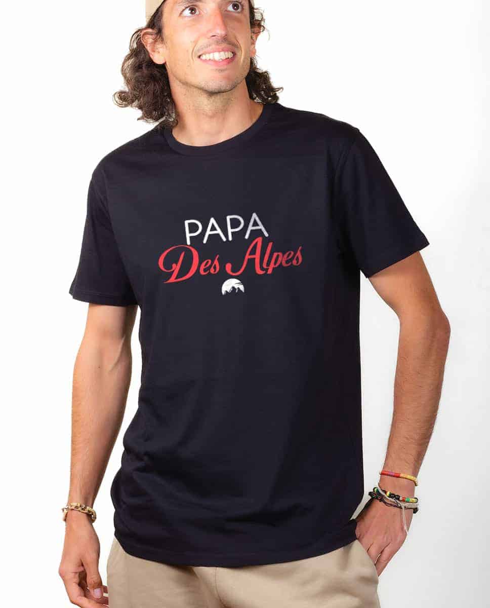 T-SHIRT HOMME : PAPA DES ALPES – Image 3