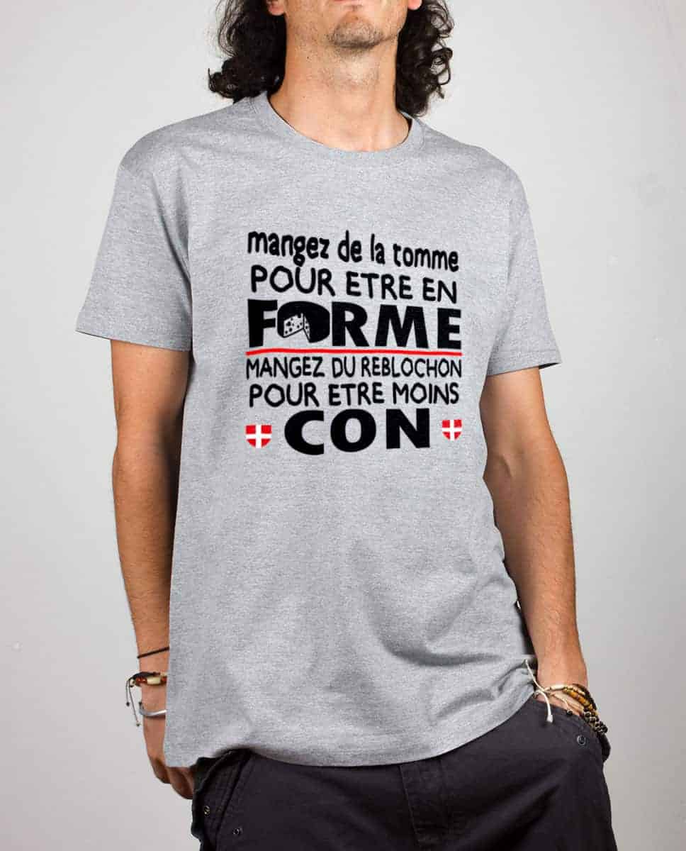 PULL HOMME : DE LA TOMME POUR ÊTRE EN FORME, DU REBLOCHON POUR ÊTRE MOINS CON – Image 17
