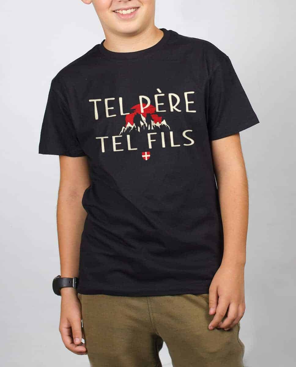 T-SHIRT ENFANT : TEL PERE TEL FILS – Image 2