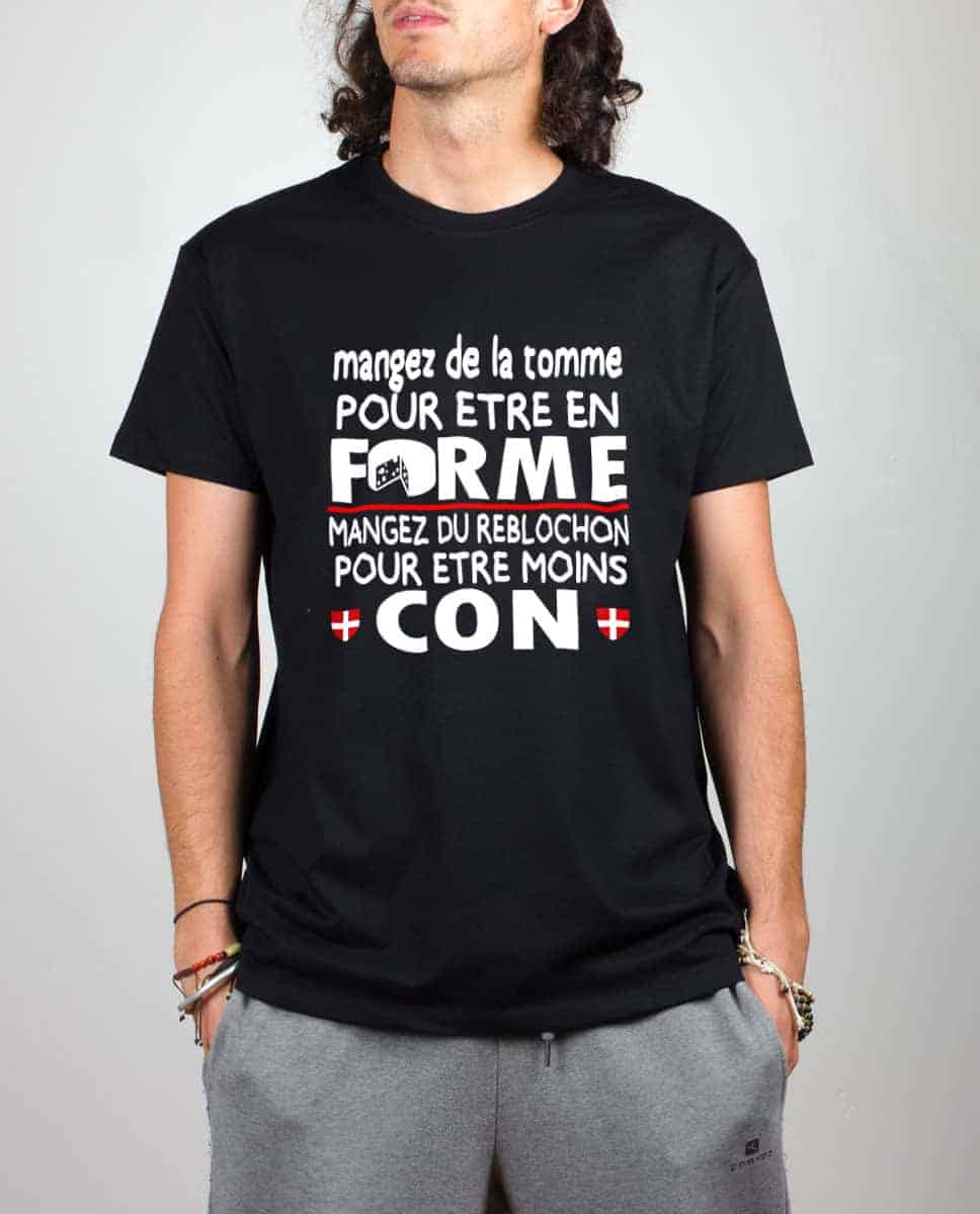 PULL HOMME : DE LA TOMME POUR ÊTRE EN FORME, DU REBLOCHON POUR ÊTRE MOINS CON – Image 19