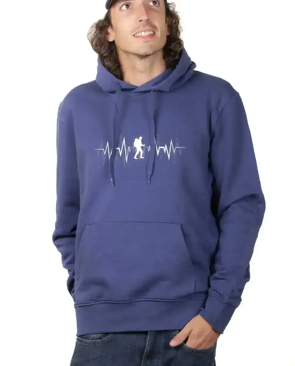 SWEAT HOMME : TREK (RANDONEE) BATTEMENTS DE COEUR – Image 3