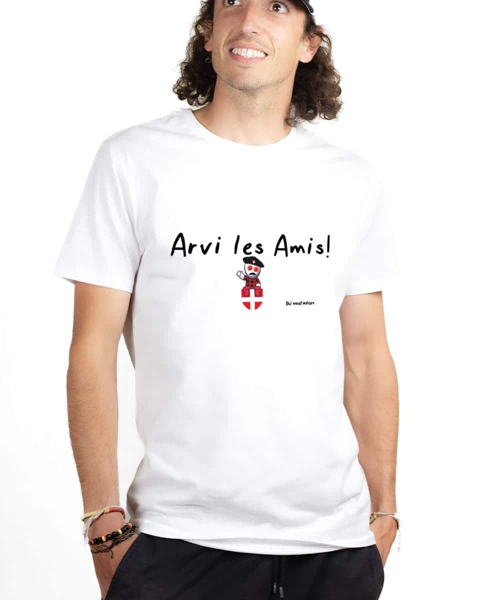 T-SHIRT HOMME : DJ MATAFAN ARVI LES AMIS ! – Image 2
