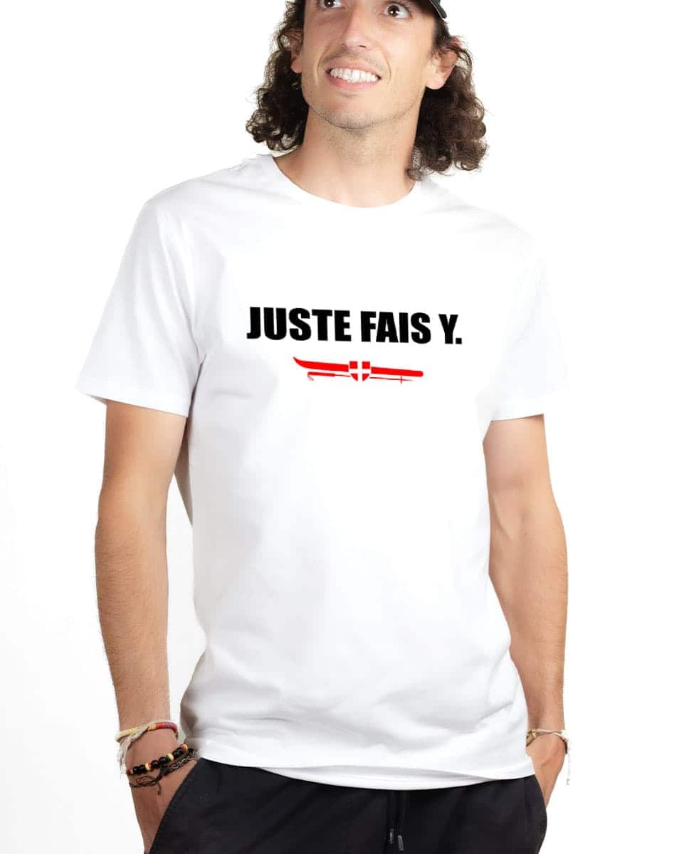 T-SHIRT HOMME : JUSTE FAIS Y. – Image 4