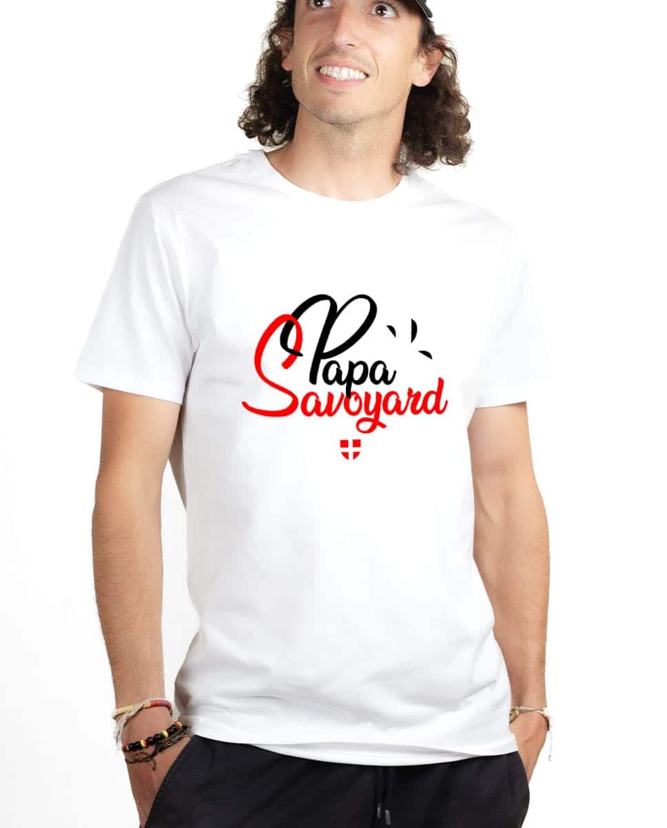 T-SHIRT HOMME : PAPA SAVOYARD – Image 4