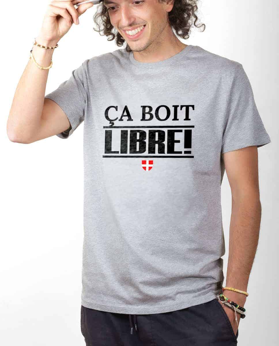 T-SHIRT HOMME : ÇA BOIT LIBRE – Image 2