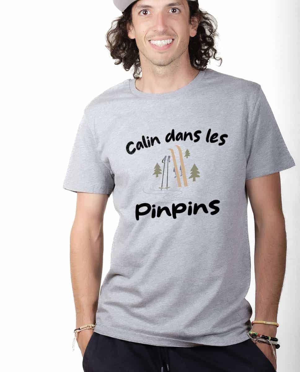 T-SHIRT HOMME : CALIN DANS LES PINPINS – Image 2