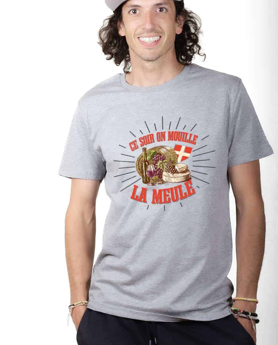 T-SHIRT HOMME : CE SOIR ON MOUILLE LA MEULE – Image 2