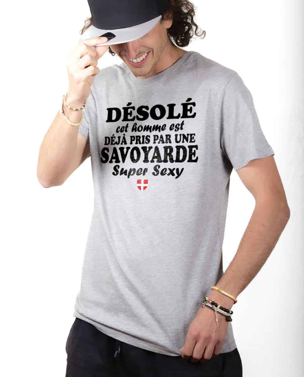 T-SHIRT HOMME : DÉJÀ PRIS PAR UNE SAVOYARDE – Image 2