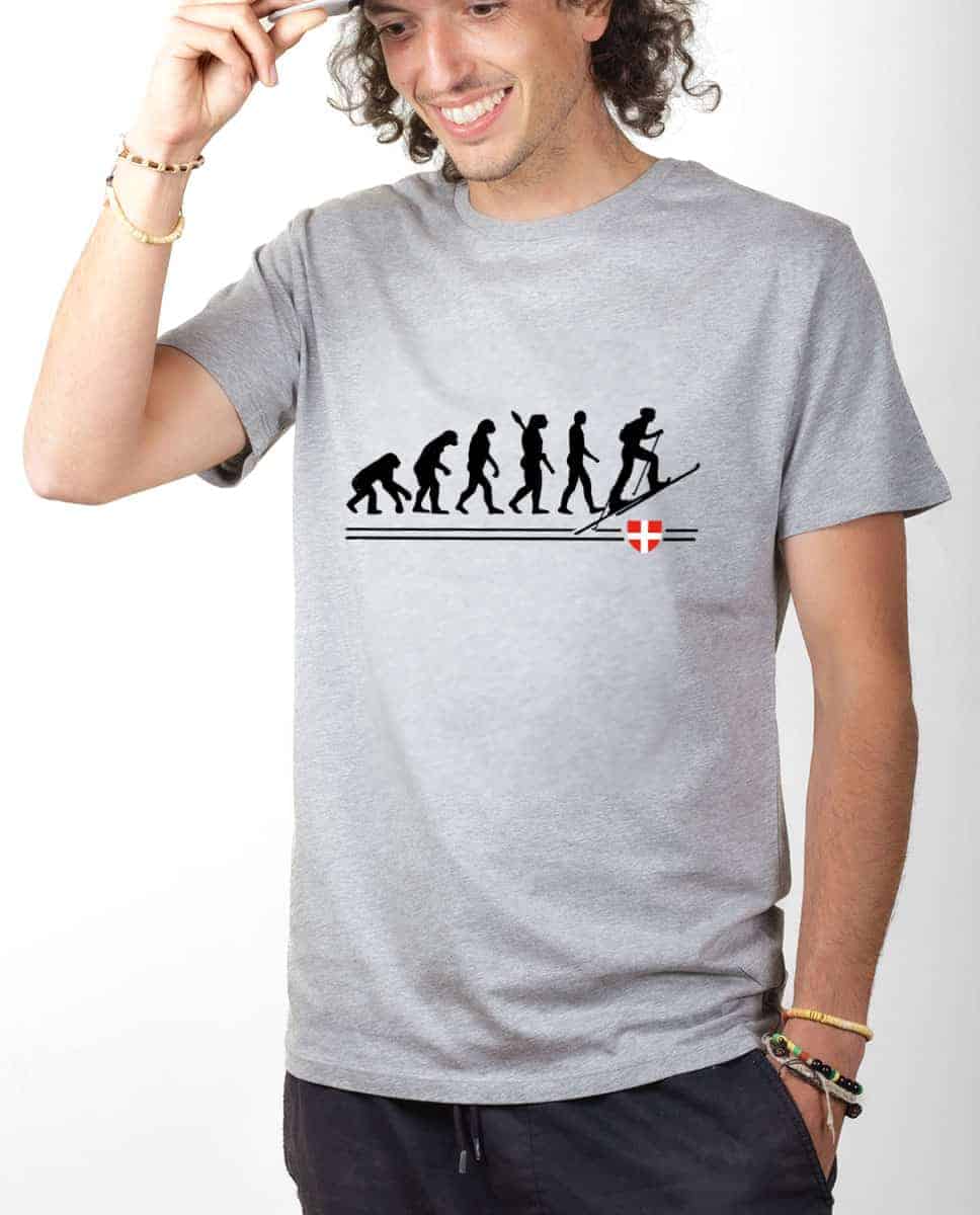 T-SHIRT HOMME : ÉVOLUTION SKI DE RANDONNEE – Image 2