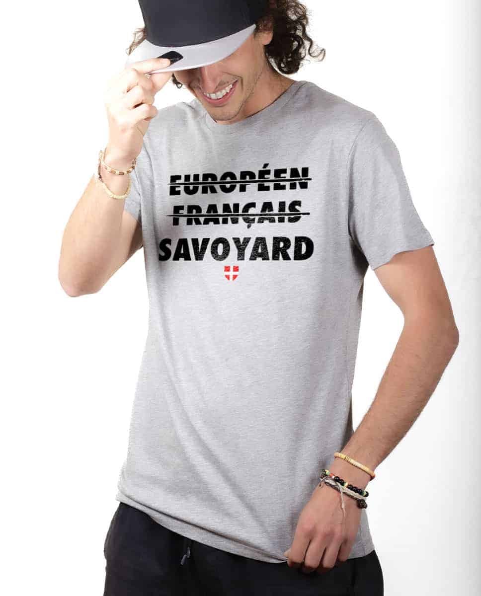 T-SHIRT HOMME : EUROPÉEN FRANÇAIS SAVOYARD – Image 2