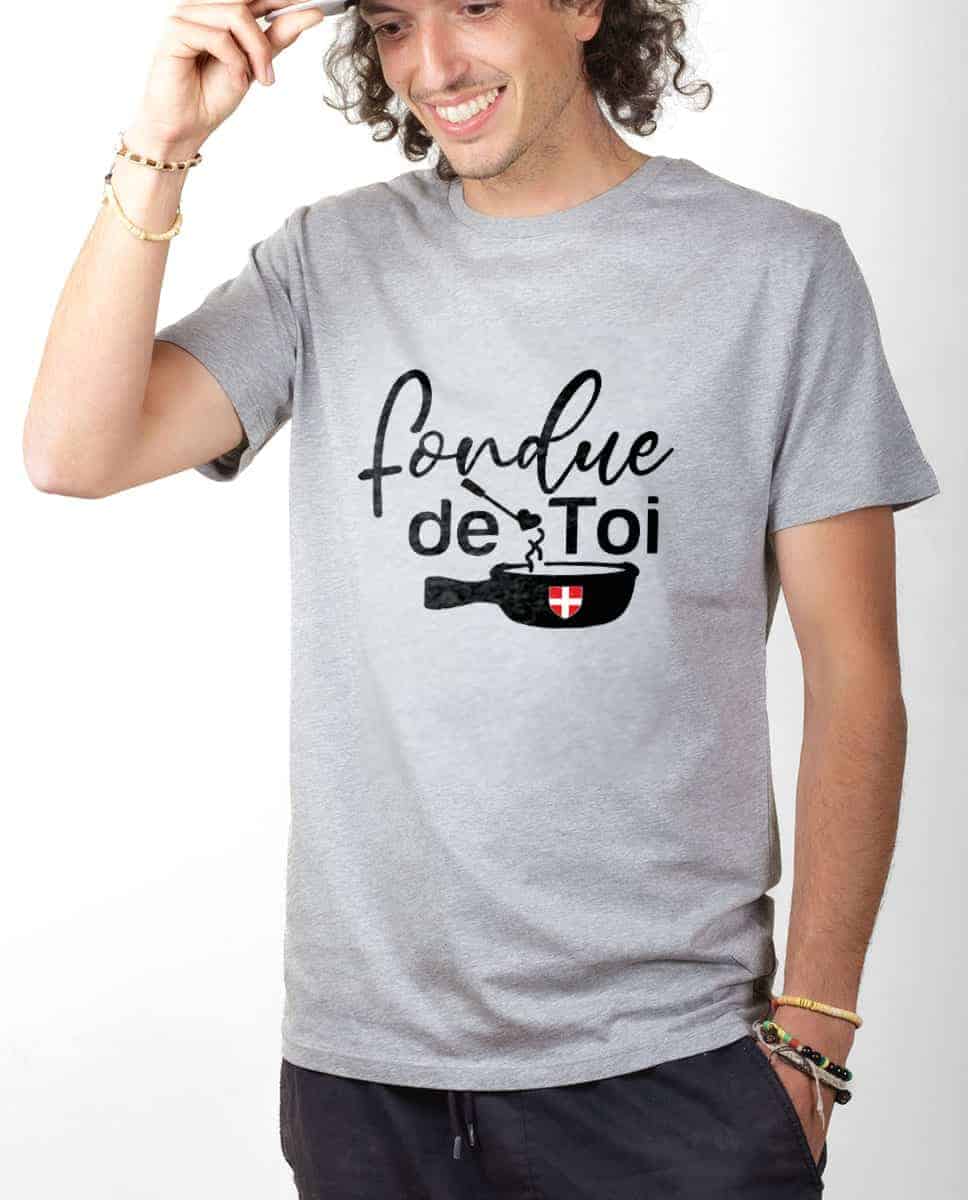T-SHIRT HOMME : FONDUE DE TOI – Image 2