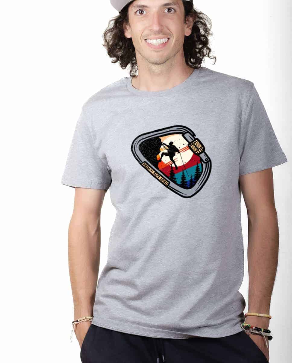 T-SHIRT HOMME : FRENCH ALPS SPIRIT ESCALADE – Image 2