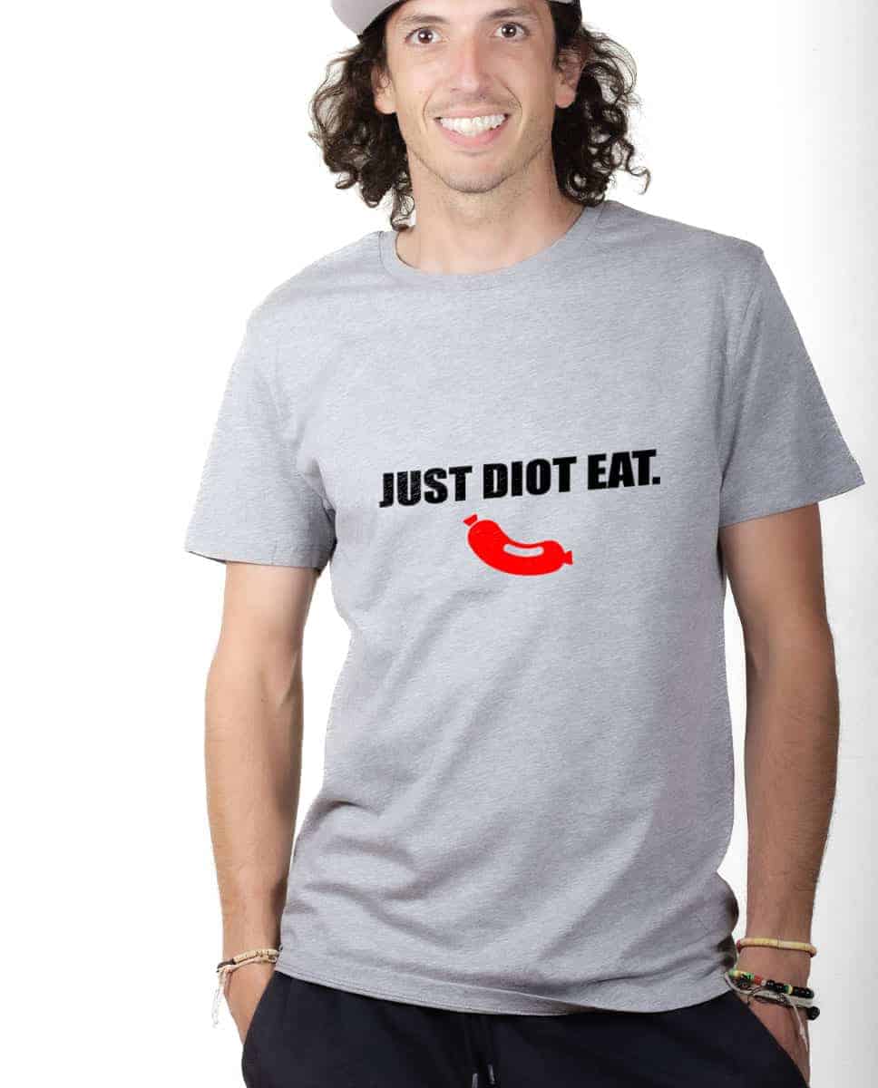 T-SHIRT HOMME : JUST DIOT EAT. – Image 2