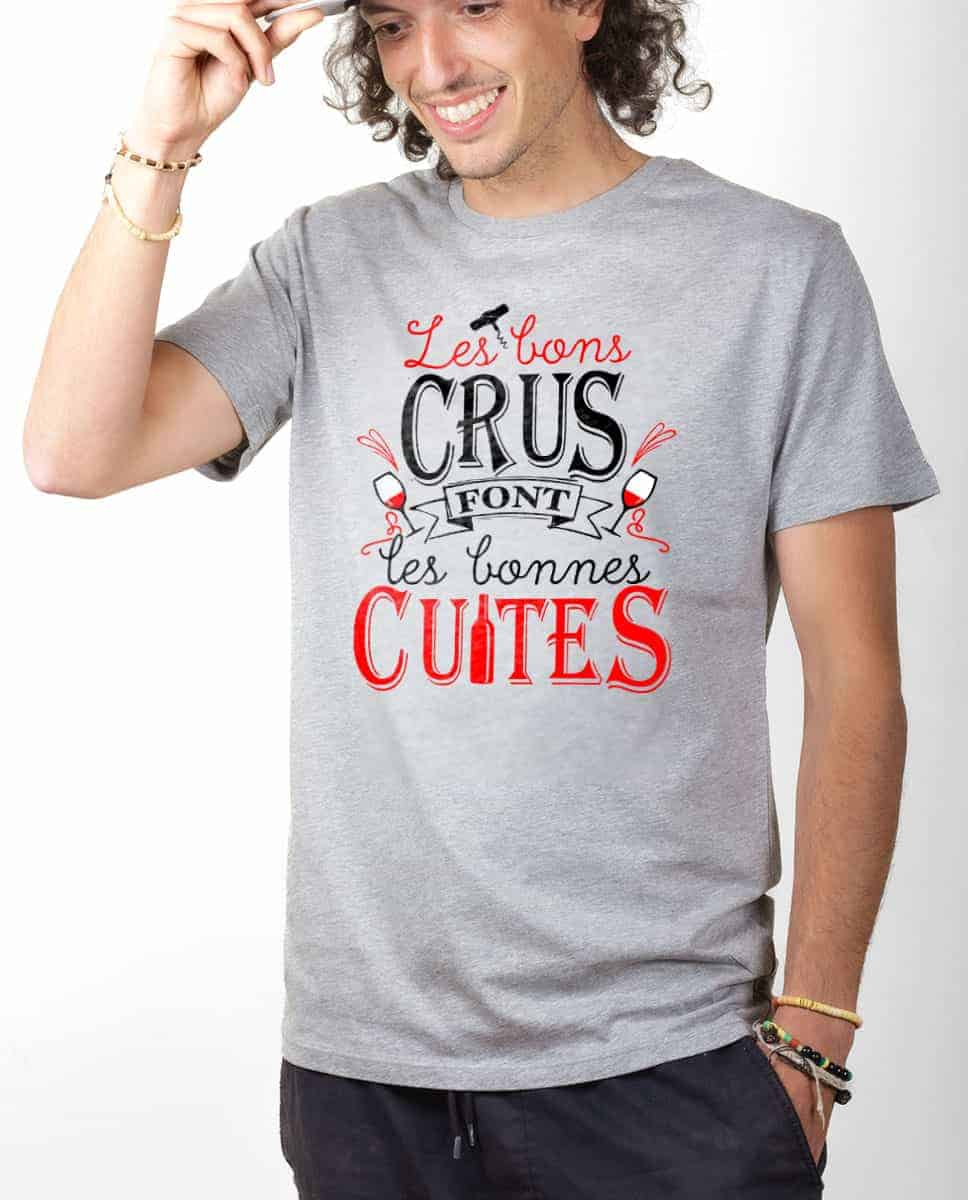 T-SHIRT HOMME : LES BONS CRUS – Image 2
