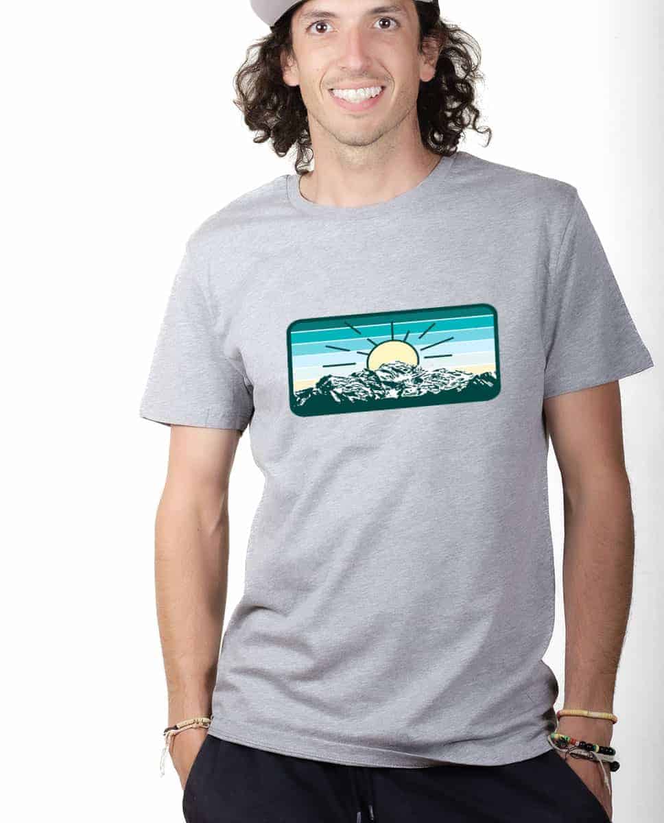 T-SHIRT HOMME : MONTAGNE MONT BLANC – Image 2