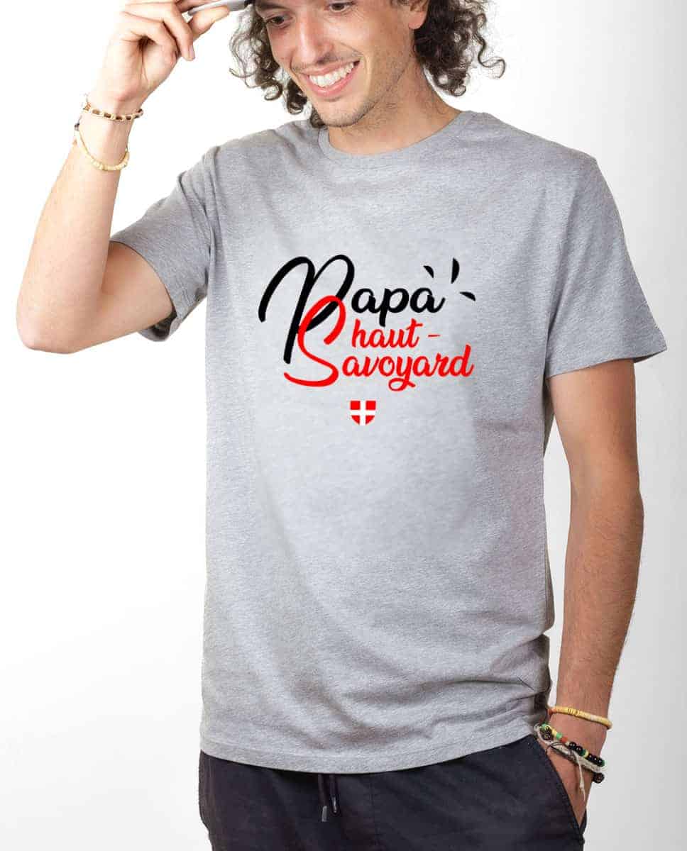 T-SHIRT HOMME : PAPA HAUT SAVOYARD – Image 2