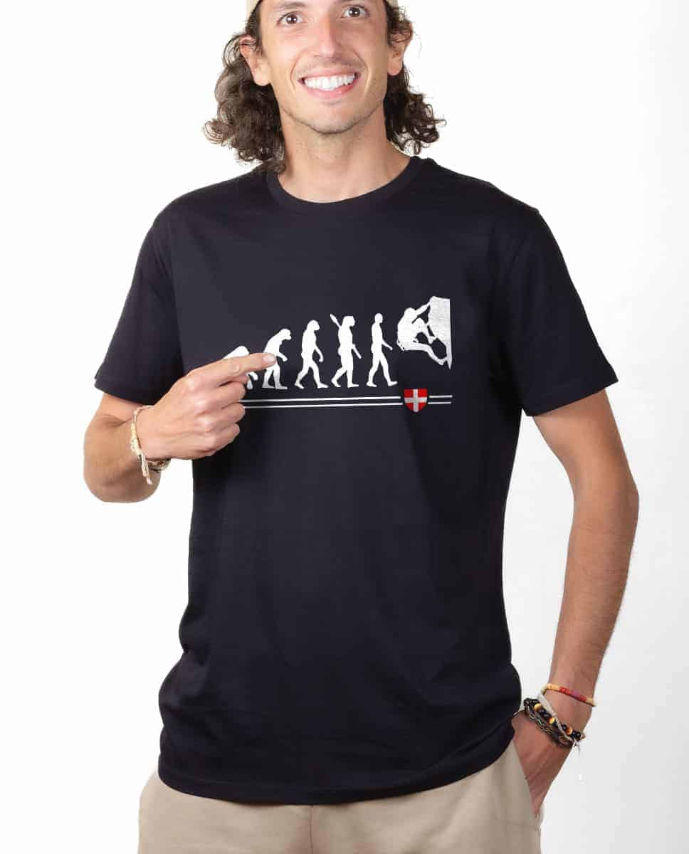 T-SHIRT HOMME : EVOLUTION ESCALADE – Image 3