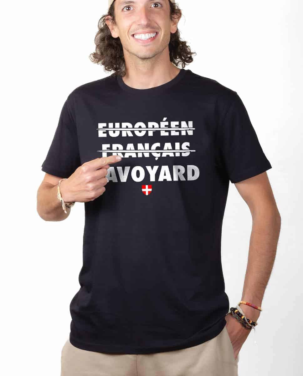 T-SHIRT HOMME : EUROPÉEN FRANÇAIS SAVOYARD – Image 3