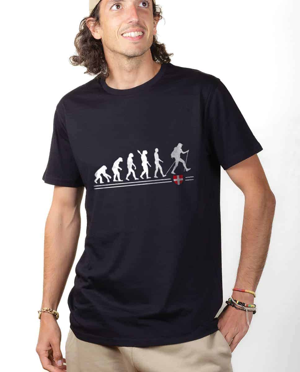 T-SHIRT HOMME : EVOLUTION RANDONNEUR – Image 3
