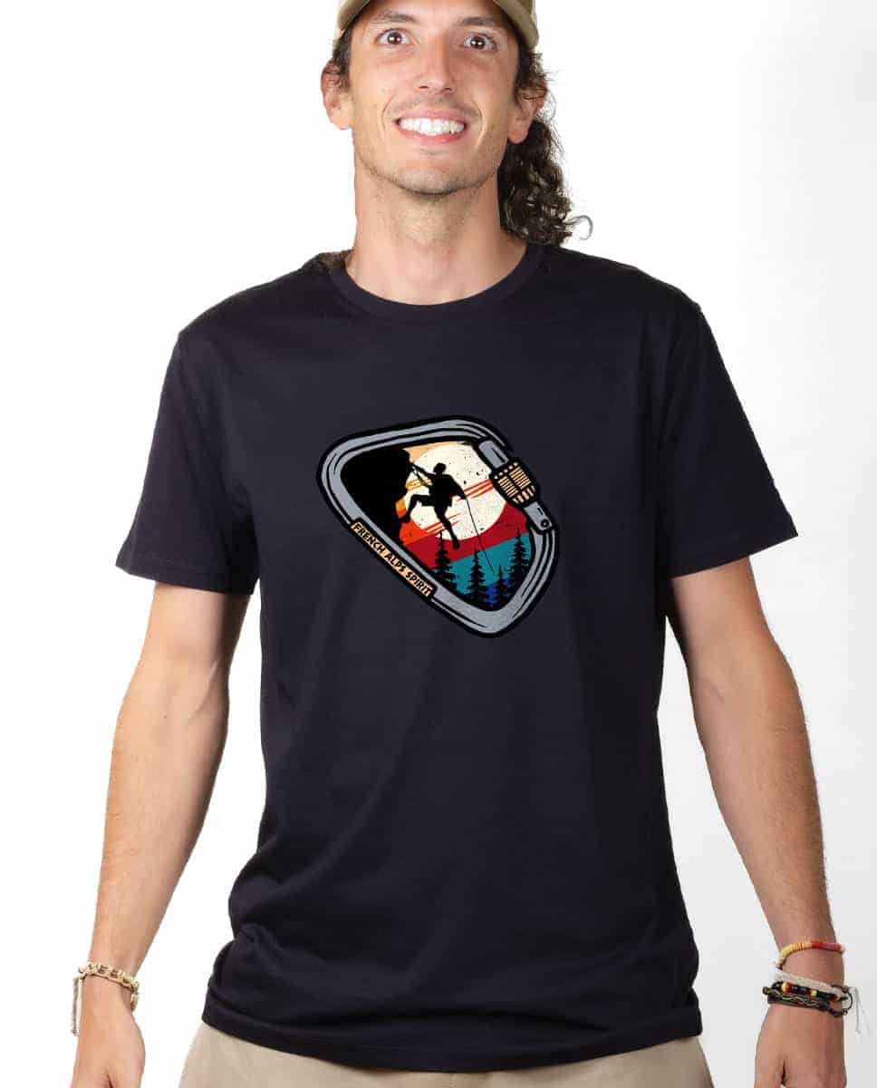 T-SHIRT HOMME : FRENCH ALPS SPIRIT ESCALADE – Image 3