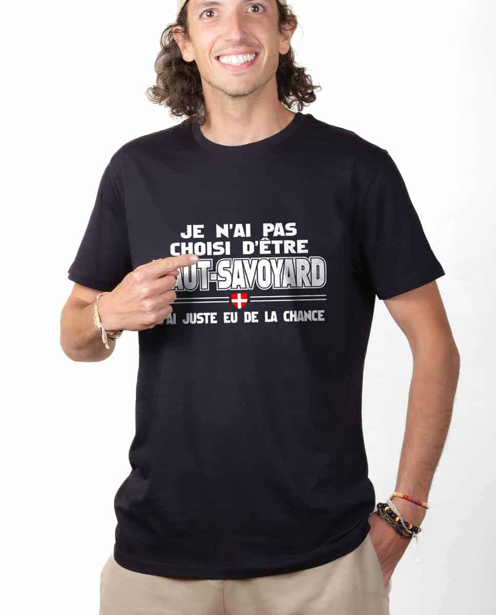 T-SHIRT HOMME : JE N’AI PAS CHOISI D’ÊTRE HAUT SAVOYARD – Image 3