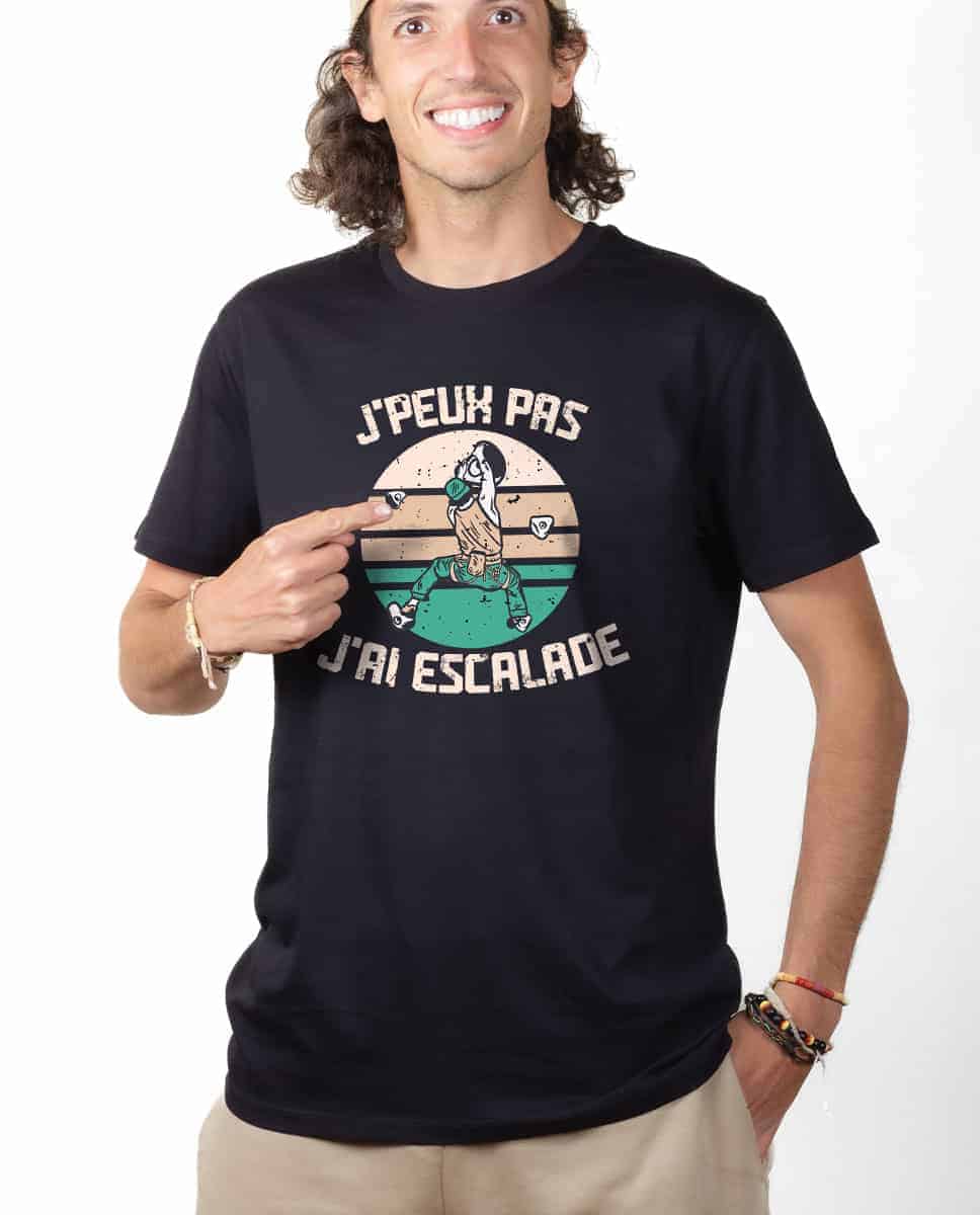 T-SHIRT HOMME : J'PEUX PAS J'AI ESCALADE – Image 3
