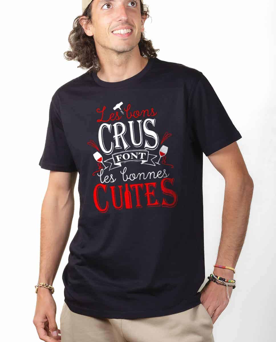 T-SHIRT HOMME : LES BONS CRUS – Image 3