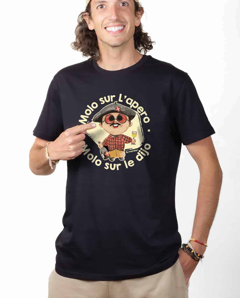 T-SHIRT HOMME : MOLO SUR LE DIJO – Image 3