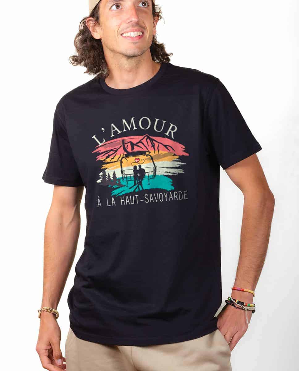 T-SHIRT HOMME : L'AMOUR A LA HAUT SAVOYARDE – Image 3