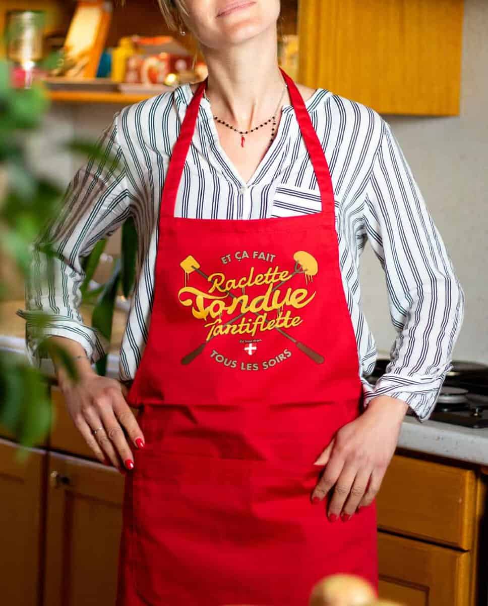 TABLIER SAVOIE : RACLETTE FONDUE TARTIFLETTE – Image 4