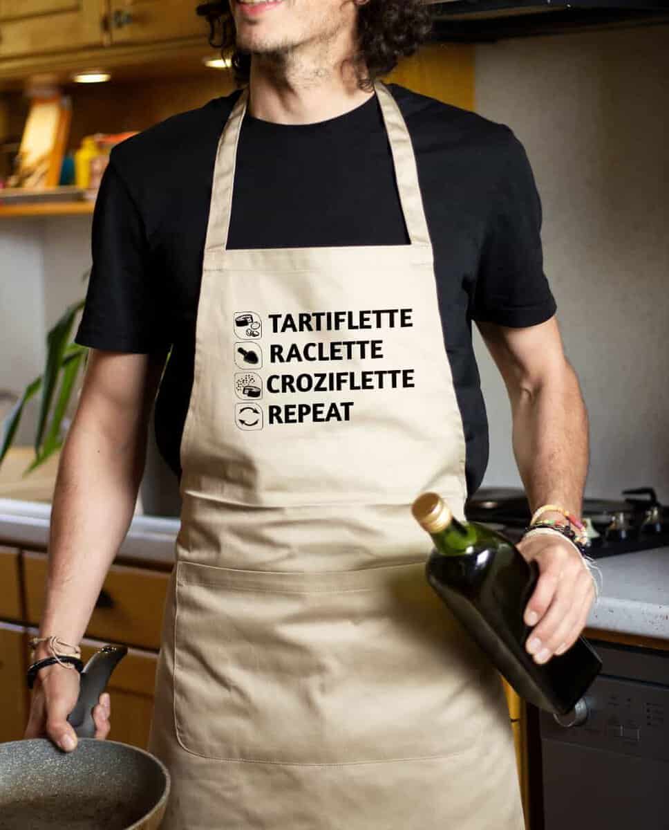 TABLIER : TARTIFLETTE RACLETTE CROZIFLETTE REPEAT – Image 4