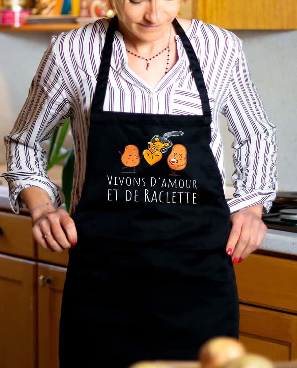 TABLIER SAVOIE : VIVONS D'AMOUR ET DE RACLETTE – Image 3