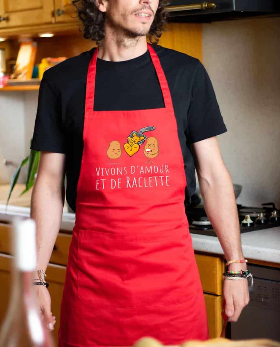 TABLIER SAVOIE : VIVONS D'AMOUR ET DE RACLETTE – Image 6