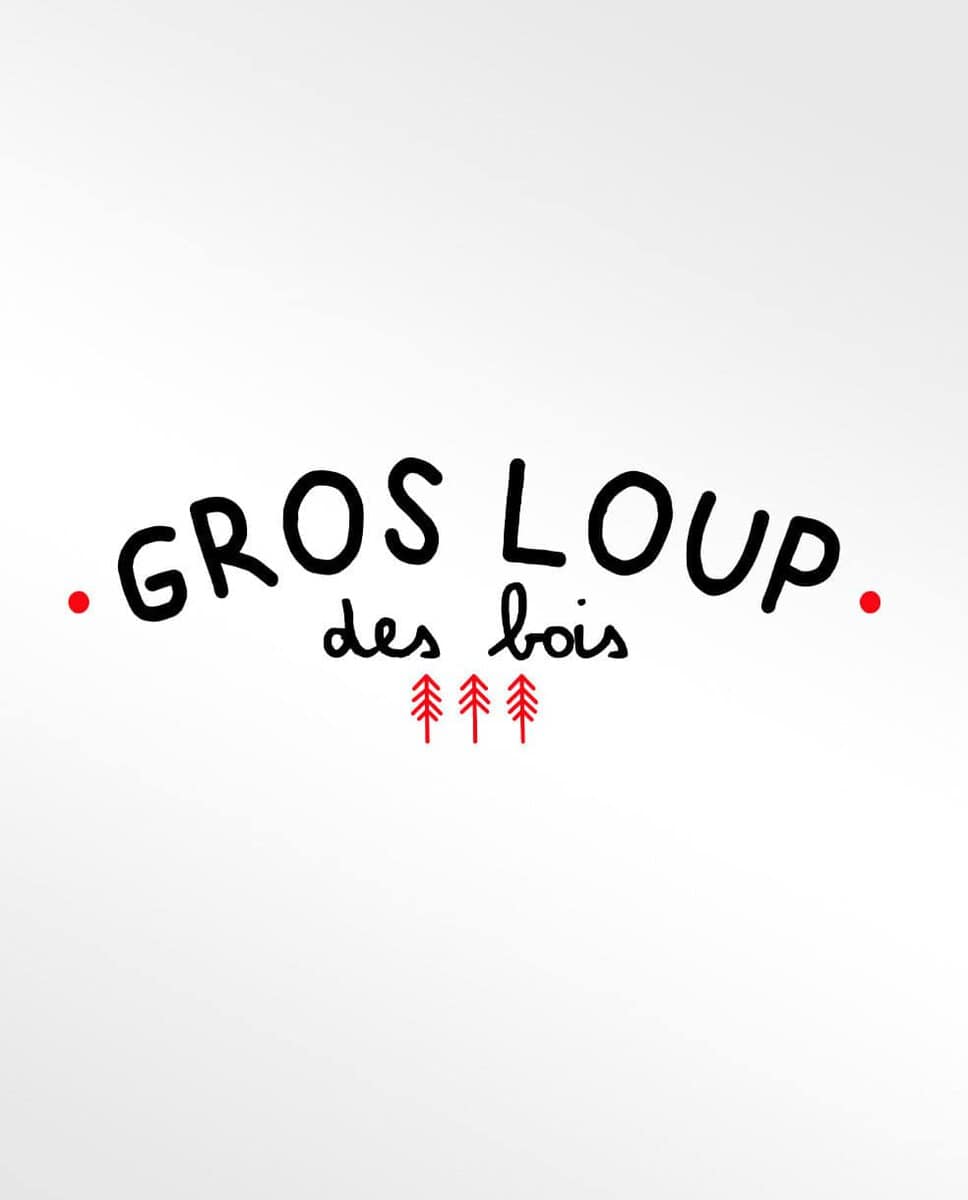 Tasse Cœur : Gros loup des bois – Image 2