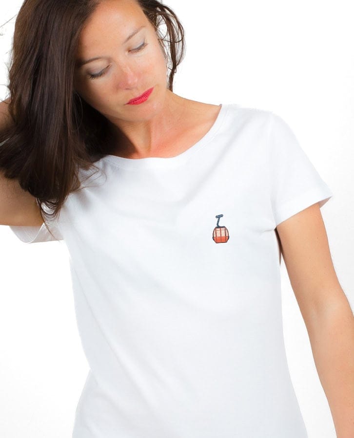 T-SHIRT FEMME : Telecabine picto – Image 4