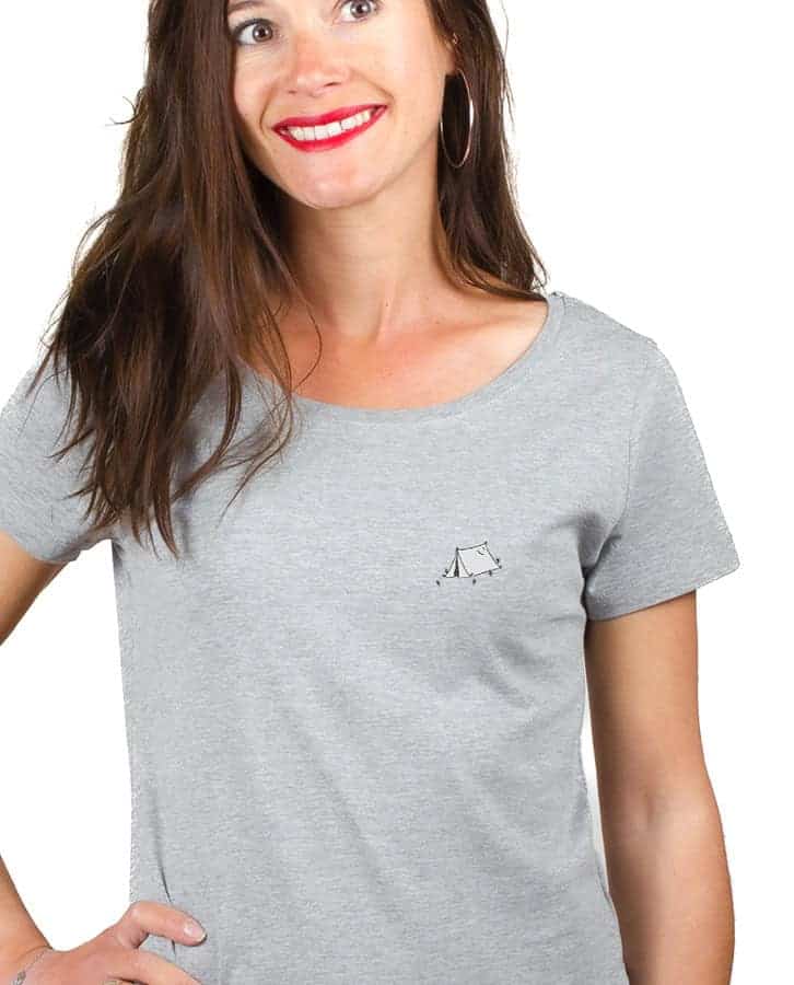 T-SHIRT FEMME : Tente picto – Image 2