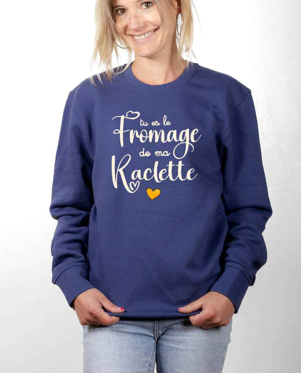 PULL FEMME : Tu es le fromage de ma raclette – Image 4
