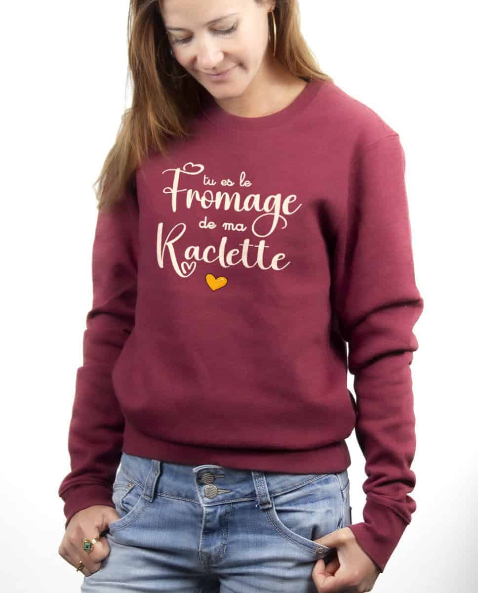PULL FEMME : Tu es le fromage de ma raclette – Image 5