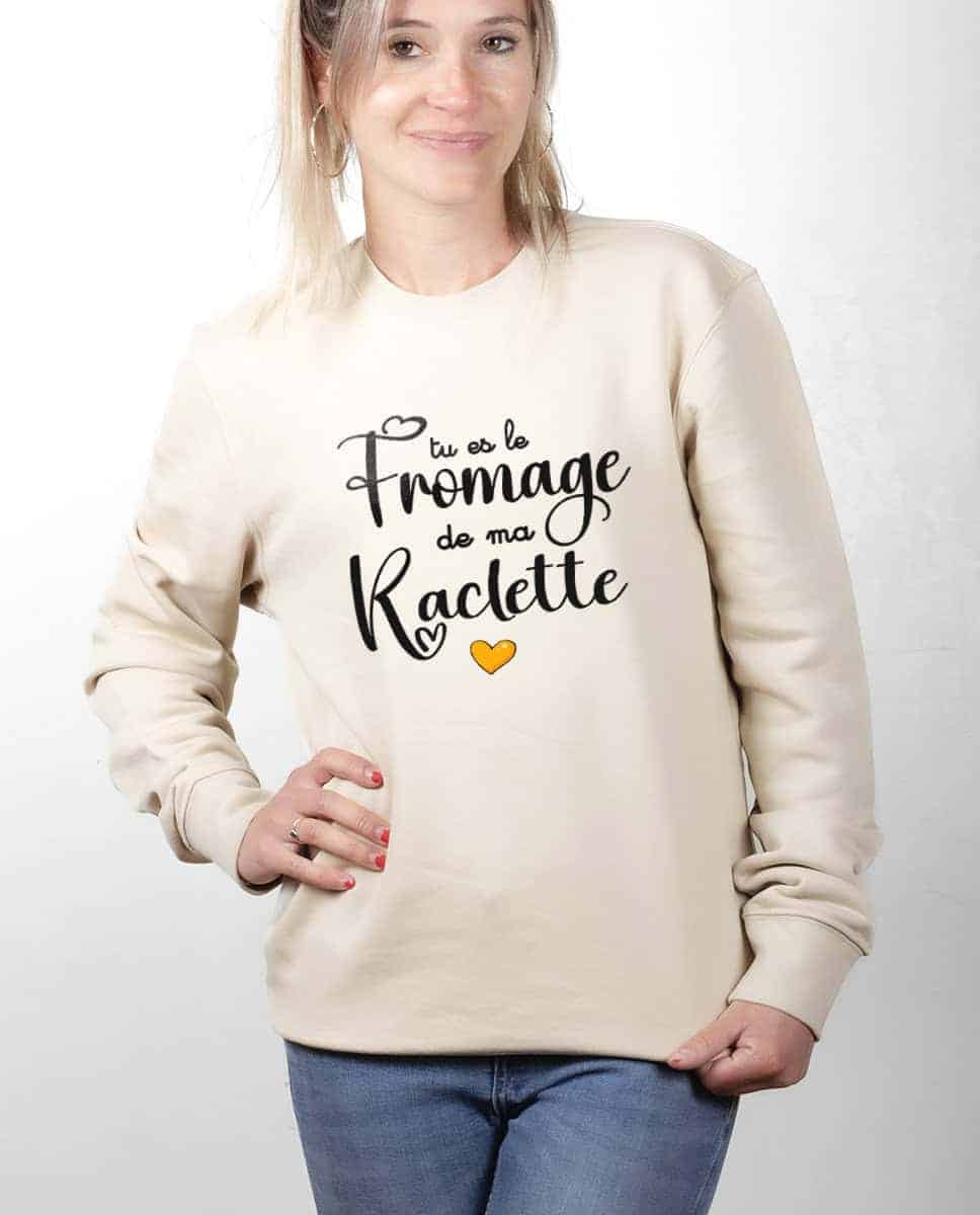 PULL FEMME : Tu es le fromage de ma raclette – Image 2