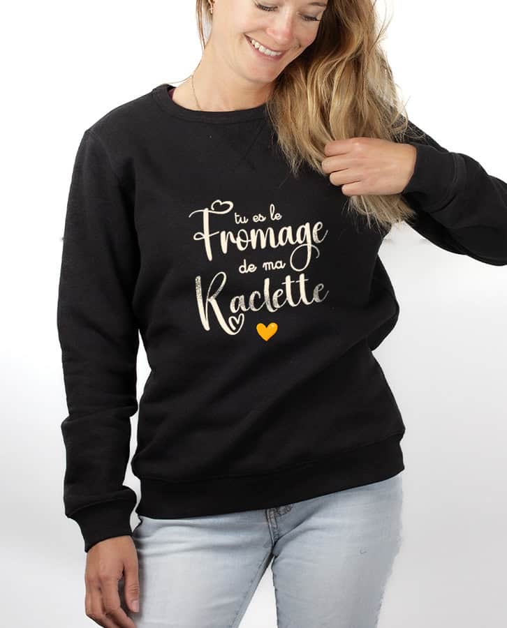 PULL FEMME : Tu es le fromage de ma raclette – Image 3