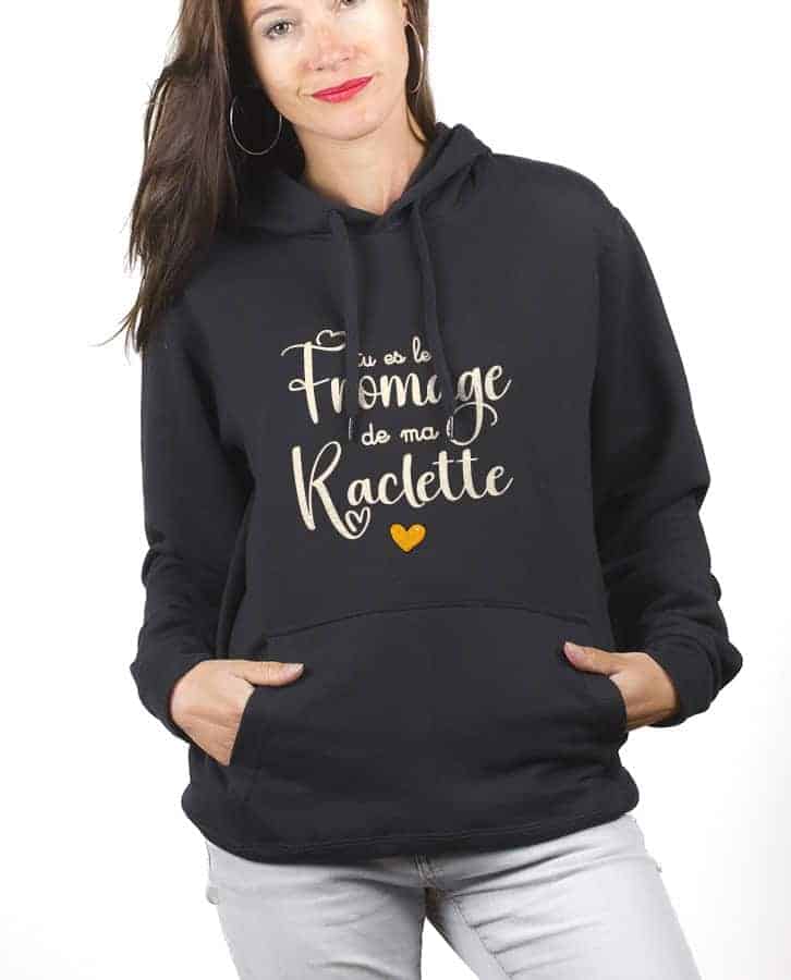 SWEAT FEMME : Tu es le fromage de ma raclette – Image 2