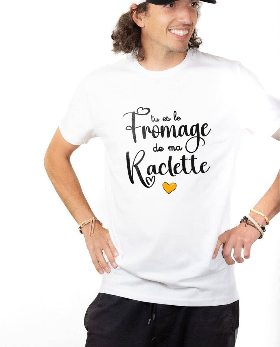 T-SHIRT HOMME : Tu es le fromage de ma raclette – Image 2